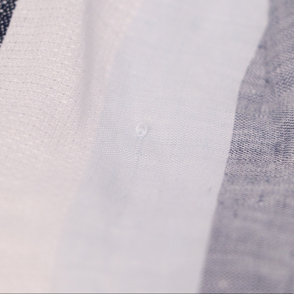 J Crew Point Sur Linen Striped Shorts 00 - Picture 4 of 7